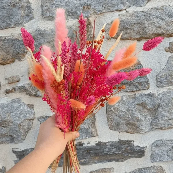 Bouquet fleurs séchées la chaumière